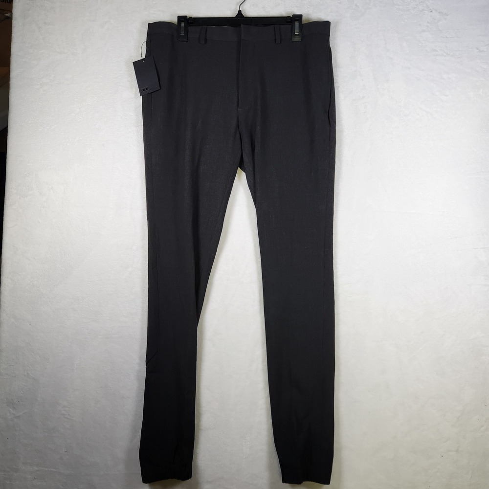 ASOS Men's‎ Dress Pants Slim Fit Gray Trousers Business Casual Career NWT